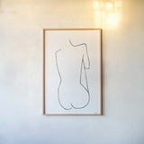 Silhouette II by Wellington Studio. shown as a paper print in a natural frame. Available as a archival giclee rolled canvas, fine art paper, or poster print. SKU 87085h.