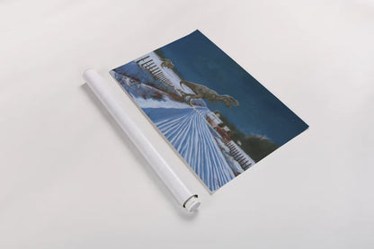 Somewhere Near Drumheller by Wellington Studio. shown as a rolled paper print. Available as archival giclee rolled canvas, fine art paper, or poster print. SKU 101188i.