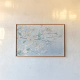 Spring Blossoms by Wellington Studio. shown as a paper print in a natural frame. Available as a archival giclee rolled canvas, fine art paper, or poster print. SKU 89451i.