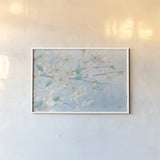 Spring Blossoms by Wellington Studio. shown as a paper print in a white frame. Available as a archival giclee rolled canvas, fine art paper, or poster print. SKU 89451i.