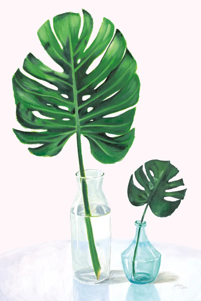 Statement Palms II by Wellington Studio. SKU 33611h. Archival Giclee Fine art print for wall decor.