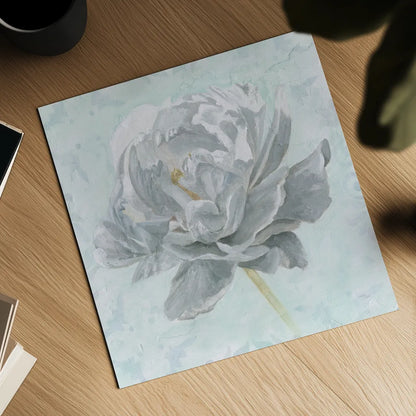 Sublime Peony II by Wellington Studio. Shown as a detailed flat fine art print, highlighting archival giclee quality. Available as an archival giclee rolled canvas, fine art paper, or poster print. SKU 88747a.