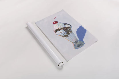 Sundae by Wellington Studio. shown as a rolled paper print. Available as archival giclee rolled canvas, fine art paper, or poster print. SKU 90652h.