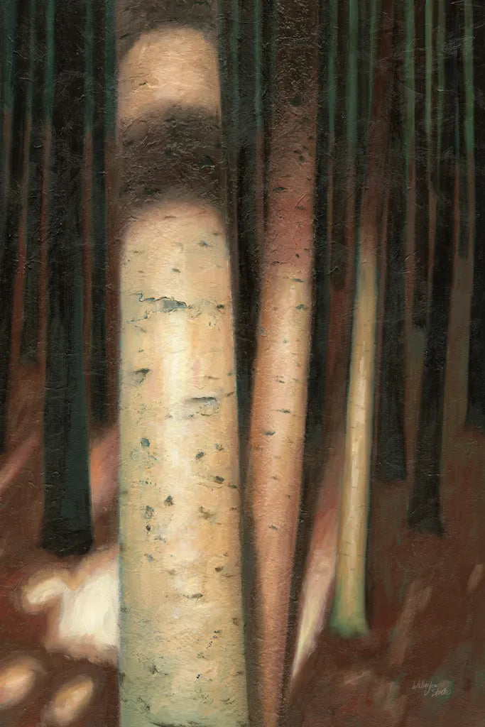 Sunlit Forest II by Wellington Studio. SKU 86293h. Archival Giclee Fine art print for wall decor.