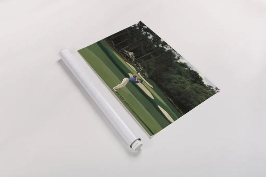 The Fairway I by Wellington Studio. shown as a rolled paper print. Available as archival giclee rolled canvas, fine art paper, or poster print. SKU 99416i.