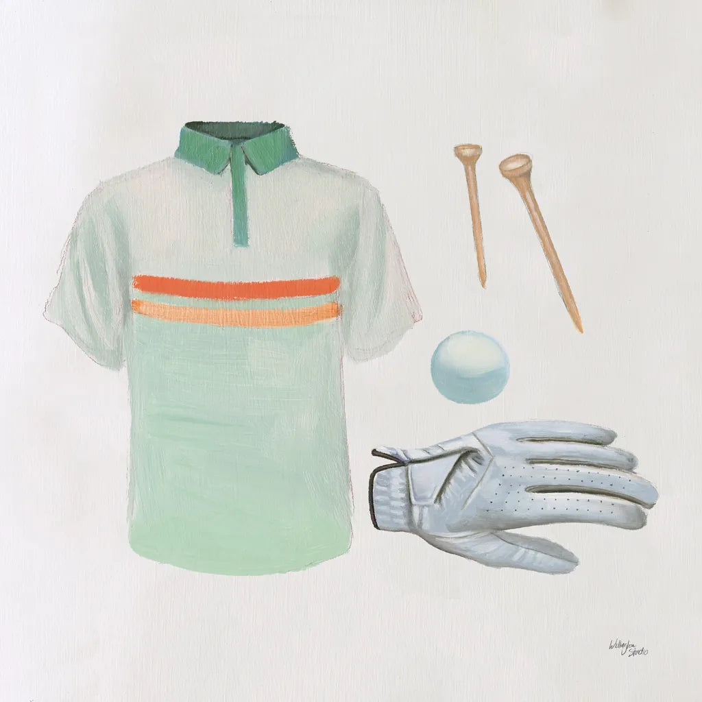 The Fairway IV by Wellington Studio. SKU 99419a. Archival Giclee Fine art print for wall decor.