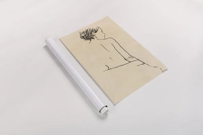 Vintage Muse I by Wellington Studio. shown as a rolled paper print. Available as archival giclee rolled canvas, fine art paper, or poster print. SKU 90907h.