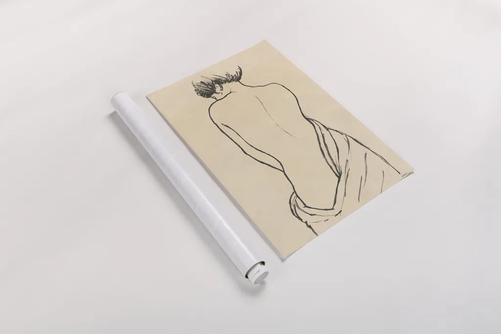 Vintage Muse II by Wellington Studio. shown as a rolled paper print. Available as archival giclee rolled canvas, fine art paper, or poster print. SKU 90908h.