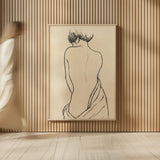 Vintage Muse II by Wellington Studio. shown as over sized large wall art. Available as an archival giclee rolled canvas, fine art paper, or poster print. SKU 90908h.