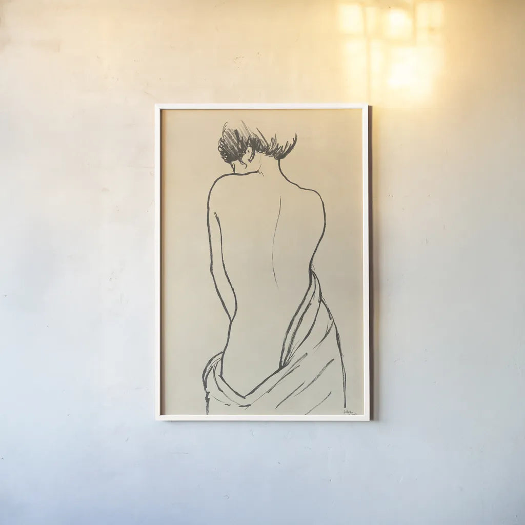 Vintage Muse II by Wellington Studio. shown as a paper print in a white frame. Available as a archival giclee rolled canvas, fine art paper, or poster print. SKU 90908h.