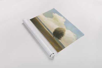 Windblown Tree by Wellington Studio. shown as a rolled paper print. Available as archival giclee rolled canvas, fine art paper, or poster print. SKU 89450i.