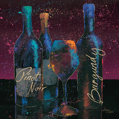 Wine Splash Dark II by Wellington Studio. SKU 20173a. Archival Giclee Fine art print for wall decor.