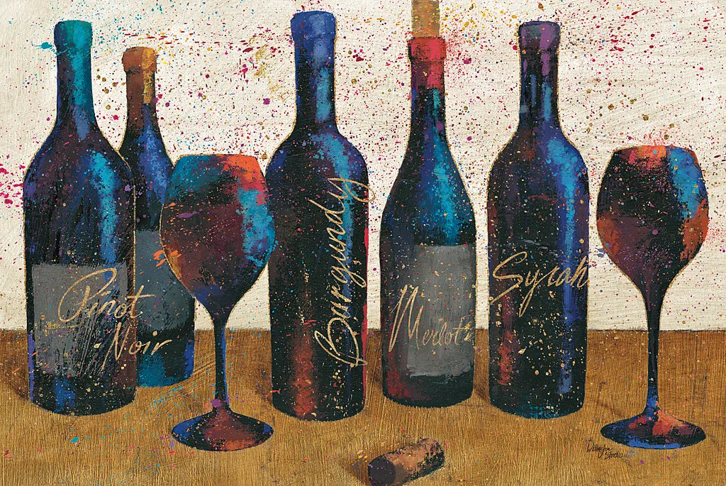 Wine Splash Light I by Wellington Studio. SKU 17226i. Archival Giclee Fine art print for wall decor.