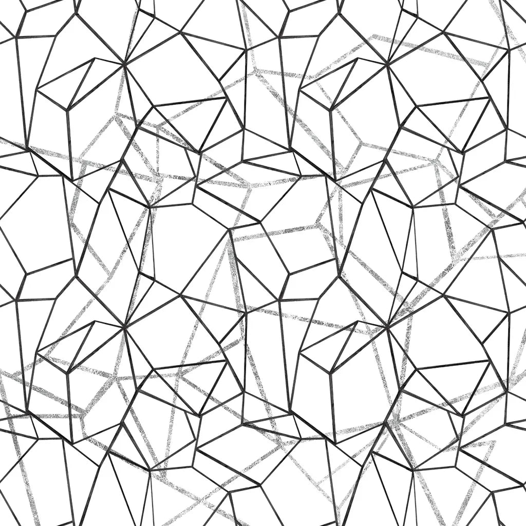 Across Geometrics Silver Crop by Wild Apple Portfolio. SKU 75530a. Archival Giclee Fine art print for wall decor.