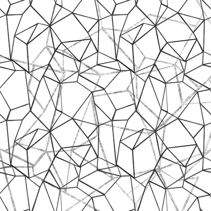 Across Geometrics Silver Crop by Wild Apple Portfolio. SKU 75530a. Archival Giclee Fine art print for wall decor.