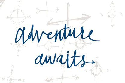 Adventure Awaits v2 by Wild Apple Portfolio. SKU 37423i. Archival Giclee Fine art print for wall decor.