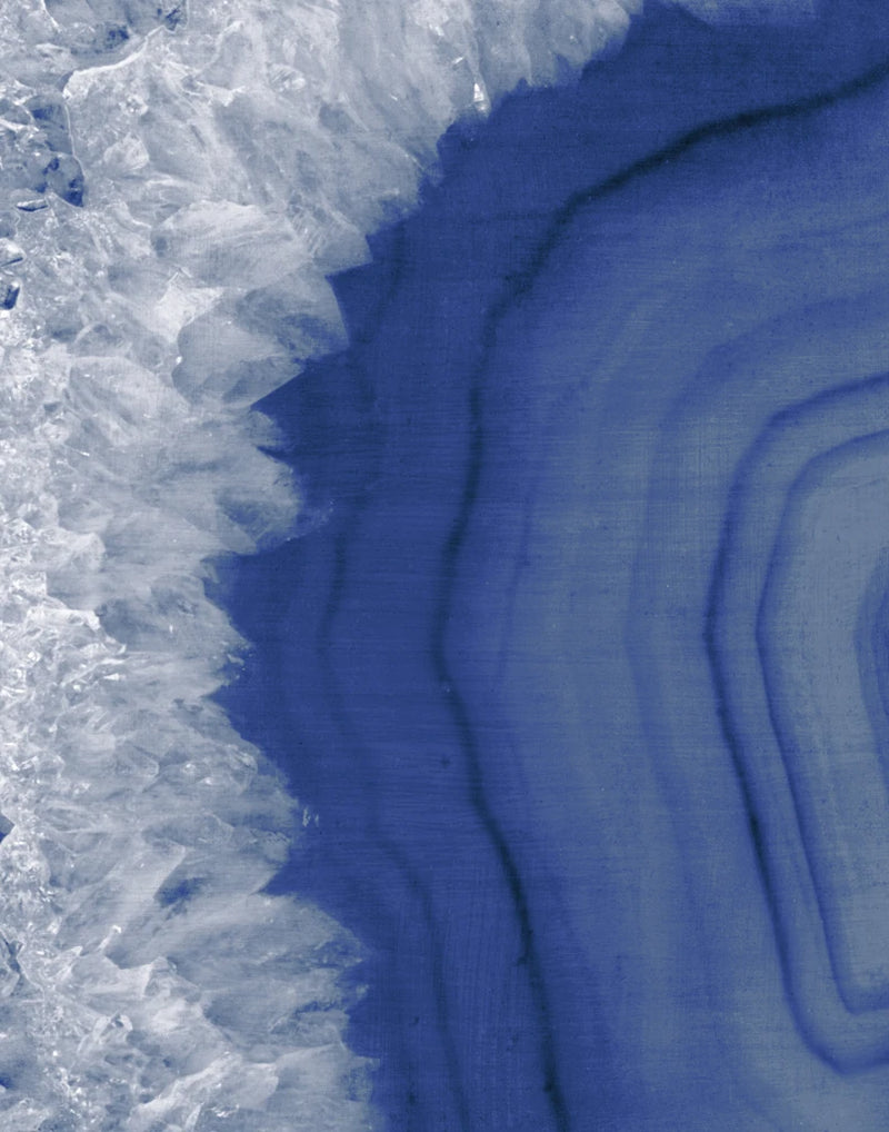 Agate Geode I Navy by Wild Apple Portfolio