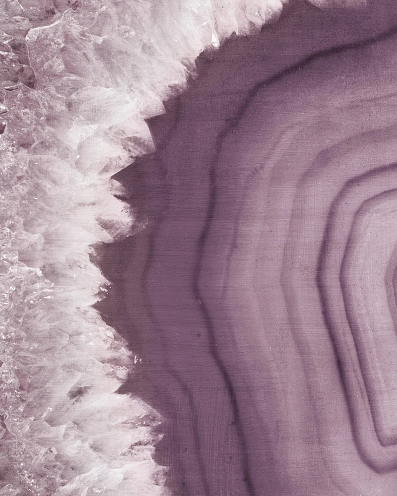 Agate Geode I Plum by Wild Apple Portfolio