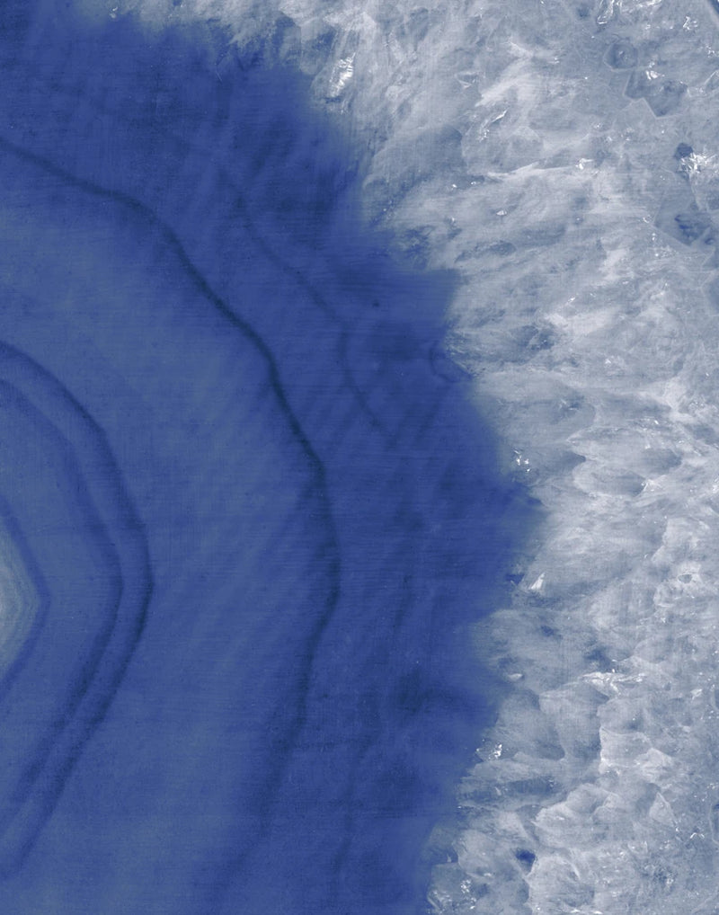 Agate Geode II Navy by Wild Apple Portfolio