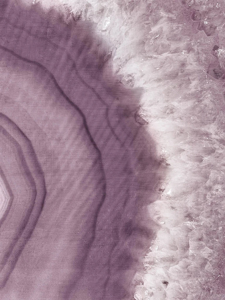 Agate Geode II Plum by Wild Apple Portfolio