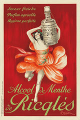 Alcool De Menthe De Ricqles Poster by Wild Apple Portfolio. SKU 104302h. Archival Giclee Fine art print for wall decor.