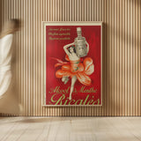 Alcool De Menthe De Ricqles Poster by Wild Apple Portfolio. shown as over sized large wall art. Available as an archival giclee rolled canvas, fine art paper, or poster print. SKU 104302h.