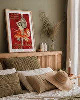 Alcool De Menthe De Ricqles Poster by Wild Apple Portfolio. shown as a paper print in a natural frame. Available as a archival giclee rolled canvas, fine art paper, or poster print. SKU 104302h.