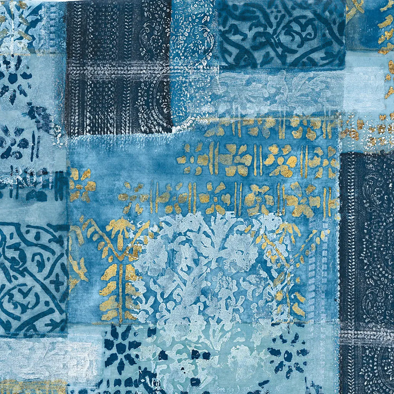 Alhambra III Indigo by Wild Apple Portfolio. SKU 16836a. Archival Giclee Fine art print for wall decor.