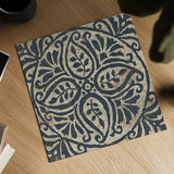 Amadora with Brown Square IV by Wild Apple Portfolio. Shown as a detailed flat fine art print, highlighting archival giclee quality. Available as an archival giclee rolled canvas, fine art paper, or poster print. SKU 25298a.