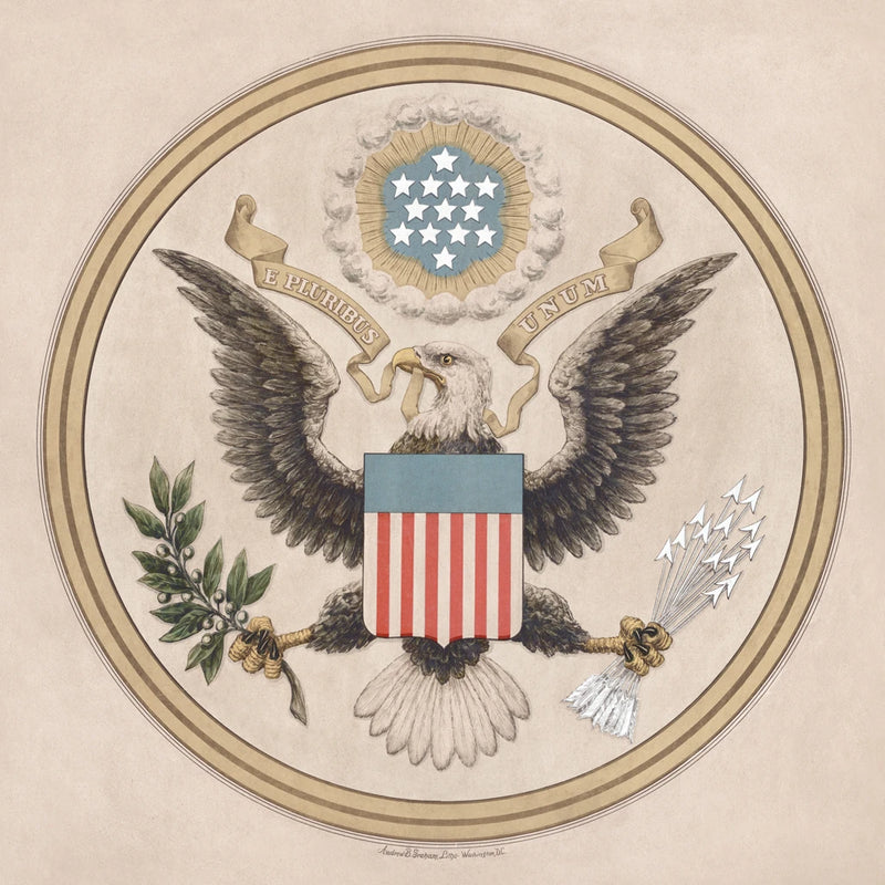American Eagle Badge by Wild Apple Portfolio