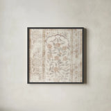 Animal Textile I by Wild Apple Portfolio. Shown in a sleek black glass frame for a contemporary gallery look. Available as an archival giclee rolled canvas, fine art paper, or poster print. SKU 63203a.