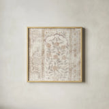 Animal Textile I by Wild Apple Portfolio. Shown in a natural wood glass frame for a timeless modern aesthetic. Available as an archival giclee rolled canvas, fine art paper, or poster print. SKU 63203a.