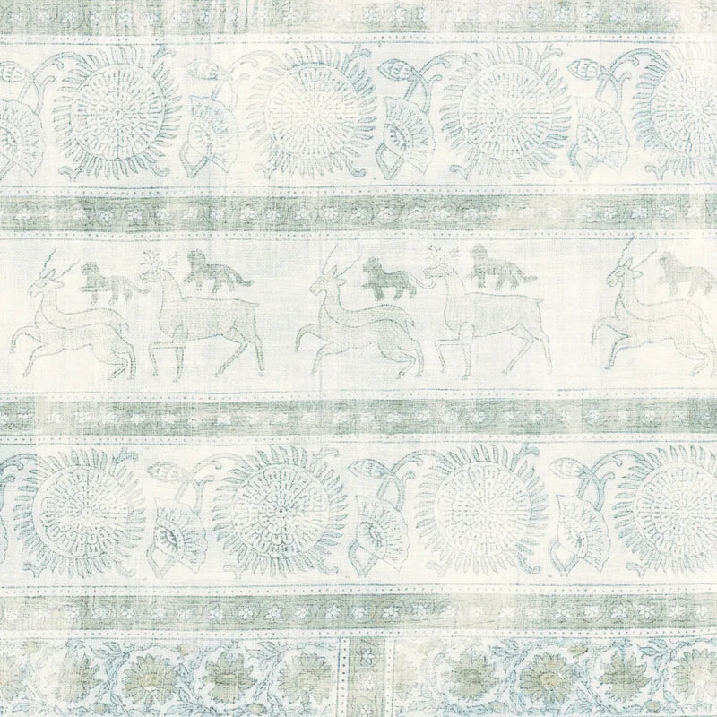 Animal Textile II Green by Wild Apple Portfolio. SKU 90922a. Archival Giclee Fine art print for wall decor.