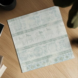 Animal Textile II Green by Wild Apple Portfolio. Shown as a detailed flat fine art print, highlighting archival giclee quality. Available as an archival giclee rolled canvas, fine art paper, or poster print. SKU 90922a.