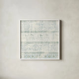 Animal Textile II Green by Wild Apple Portfolio. Shown in a crisp white glass frame for a clean and minimalist style. Available as an archival giclee rolled canvas, fine art paper, or poster print. SKU 90922a.