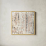 Antique Cloth II by Wild Apple Portfolio. Shown in a natural wood glass frame for a timeless modern aesthetic. Available as an archival giclee rolled canvas, fine art paper, or poster print. SKU 63213a.