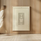 Antique Urn I by Wild Apple Portfolio. shown as over sized large wall art. Available as an archival giclee rolled canvas, fine art paper, or poster print. SKU 104703h.