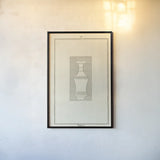 Antique Urn I by Wild Apple Portfolio. shown as a paper print in a black flame. Available as a archival giclee rolled canvas, fine art paper, or poster print. SKU 104703h.