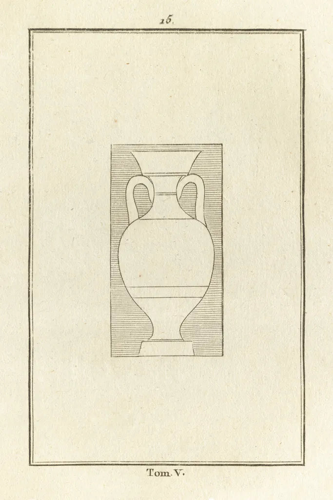 Antique Urn II by Wild Apple Portfolio. SKU 104704h. Archival Giclee Fine art print for wall decor.