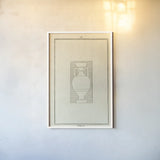 Antique Urn II by Wild Apple Portfolio. shown as a paper print in a white frame. Available as a archival giclee rolled canvas, fine art paper, or poster print. SKU 104704h.