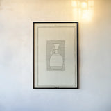 Antique Urn III by Wild Apple Portfolio. shown as a paper print in a black flame. Available as a archival giclee rolled canvas, fine art paper, or poster print. SKU 104705h.