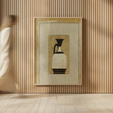 Antique Urn III Gold by Wild Apple Portfolio. shown as over sized large wall art. Available as an archival giclee rolled canvas, fine art paper, or poster print. SKU 104708h.
