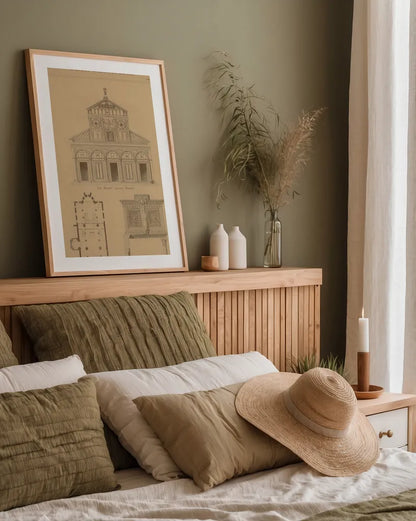 Architecture of Italy by Wild Apple Portfolio. shown as a paper print in a natural frame. Available as a archival giclee rolled canvas, fine art paper, or poster print. SKU 80437h.