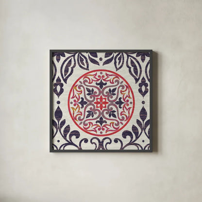 Arista Square I by Wild Apple Portfolio. Shown in a sleek black glass frame for a contemporary gallery look. Available as an archival giclee rolled canvas, fine art paper, or poster print. SKU 30494a.