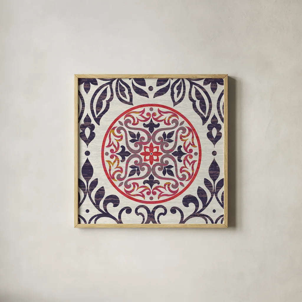 Arista Square I by Wild Apple Portfolio. Shown in a natural wood glass frame for a timeless modern aesthetic. Available as an archival giclee rolled canvas, fine art paper, or poster print. SKU 30494a.