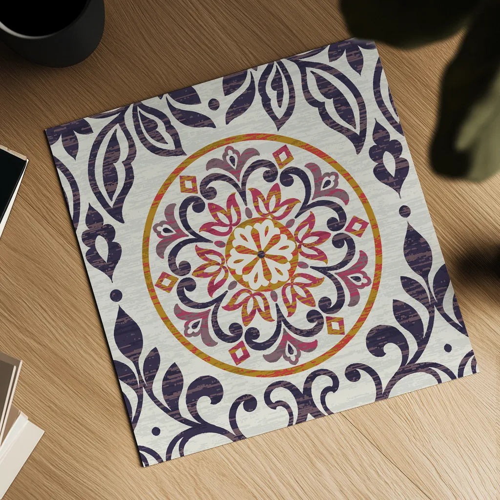 Arista Square II by Wild Apple Portfolio. Shown as a detailed flat fine art print, highlighting archival giclee quality. Available as an archival giclee rolled canvas, fine art paper, or poster print. SKU 30495a.