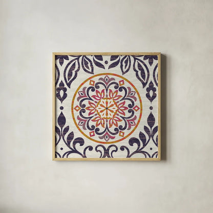 Arista Square II by Wild Apple Portfolio. Shown in a natural wood glass frame for a timeless modern aesthetic. Available as an archival giclee rolled canvas, fine art paper, or poster print. SKU 30495a.