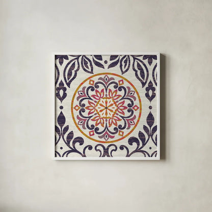 Arista Square II by Wild Apple Portfolio. Shown in a crisp white glass frame for a clean and minimalist style. Available as an archival giclee rolled canvas, fine art paper, or poster print. SKU 30495a.