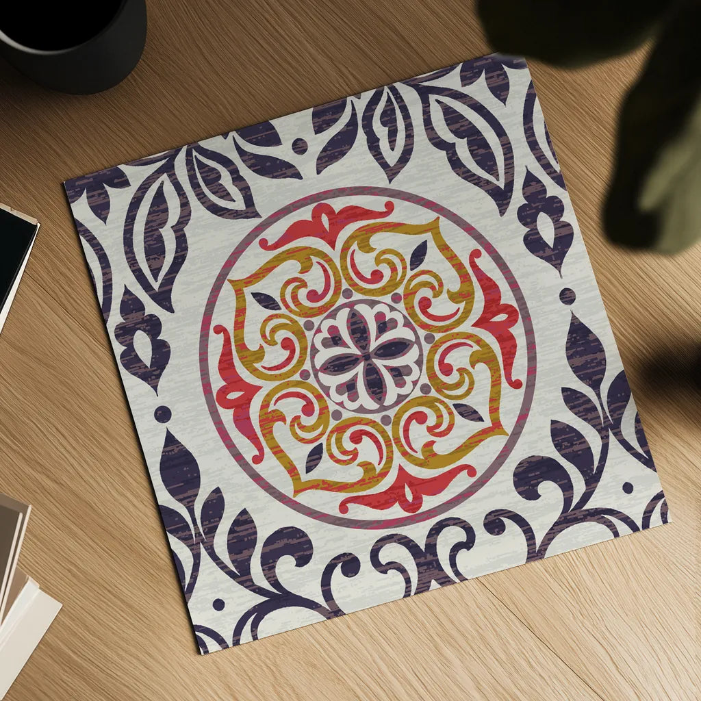 Arista Square III by Wild Apple Portfolio. Shown as a detailed flat fine art print, highlighting archival giclee quality. Available as an archival giclee rolled canvas, fine art paper, or poster print. SKU 30496a.