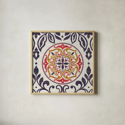 Arista Square III by Wild Apple Portfolio. Shown in a natural wood glass frame for a timeless modern aesthetic. Available as an archival giclee rolled canvas, fine art paper, or poster print. SKU 30496a.